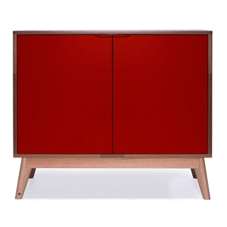 Armário Buffet Neo Vermelho