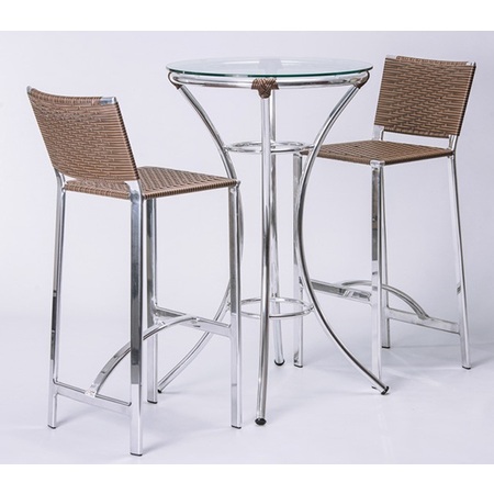 Mesa Bistrô com 2 Banquetas Capri — Mesas Bistrô
