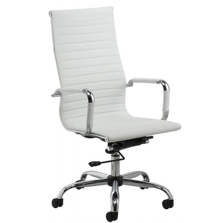 Cadeira Office Eames Presidente Branca — Cadeiras