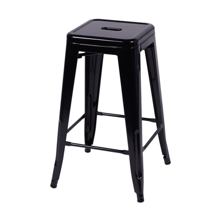Banqueta Iron Preta — Banquetas