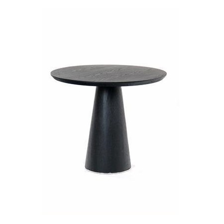 Mesa Lateral Cone Laca com Vidro — Mesa de Centro e Lateral