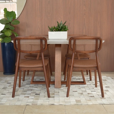 Conjunto Mesa de Jantar Mona Tela — Mesas