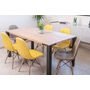 Conjunto Mesa de Jantar Drift Industrial — foto 1
