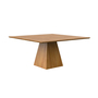Mesa de Jantar Quadrada Laca com Vidro M120 — foto 2