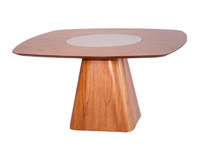 Mesa de Jantar Quadrada com disco giratório — Mesas