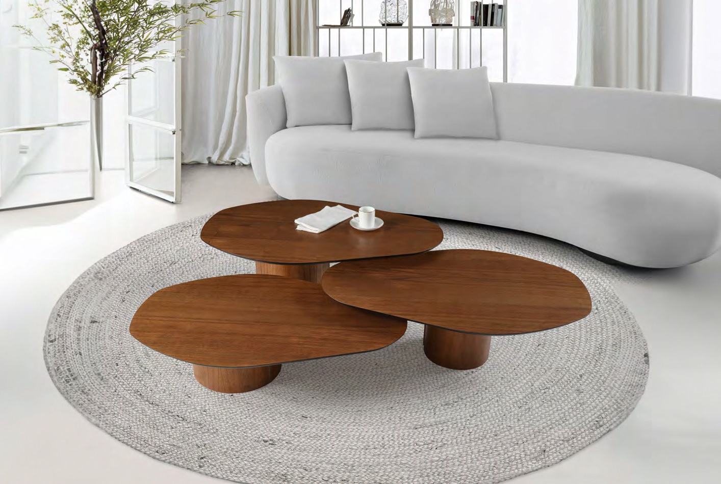 Mesa centro Trio Orgânica — Mesa de Centro e Lateral